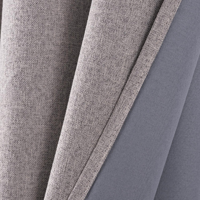 RT Designers Collection Belford 100% Blackout Grommet Curtain Panel 54" x 84" Linen