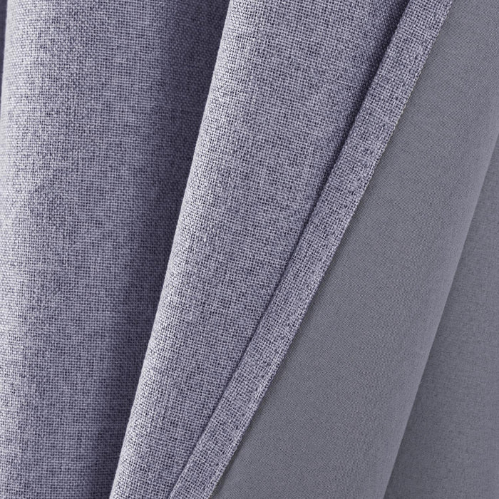 RT Designers Collection Boden 100% Blackout Grommet Curtain Panel 54" x 90" Grey