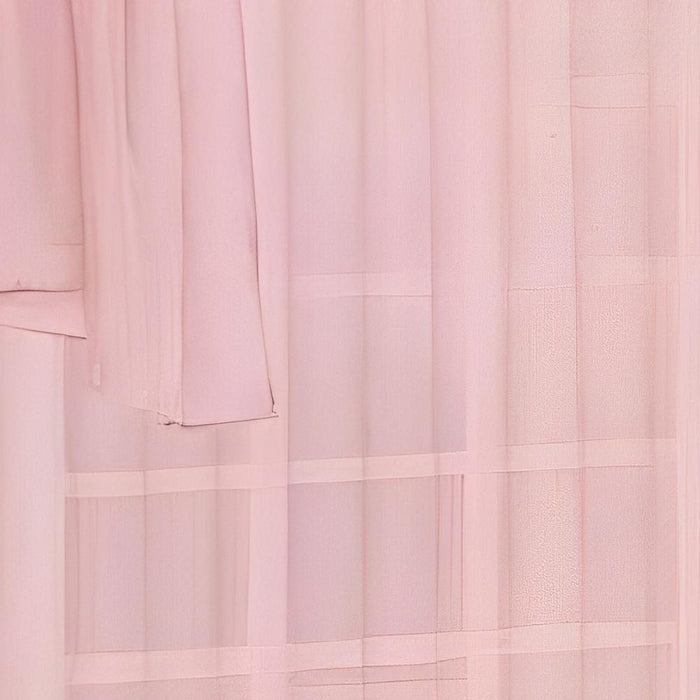 RT Designers Celine Sheer Rod Pocket Top Panel 60" x 90" Pink