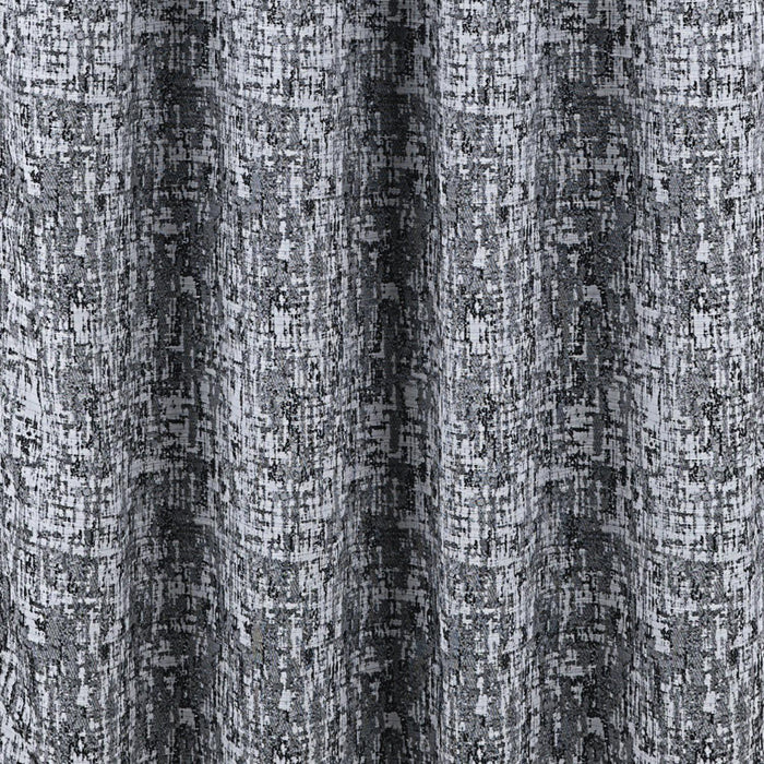 RT Designer Collection Cambridge Jacquard Luxurious Decorative Grommet Curtain Panel 54" x 90" Charcoal