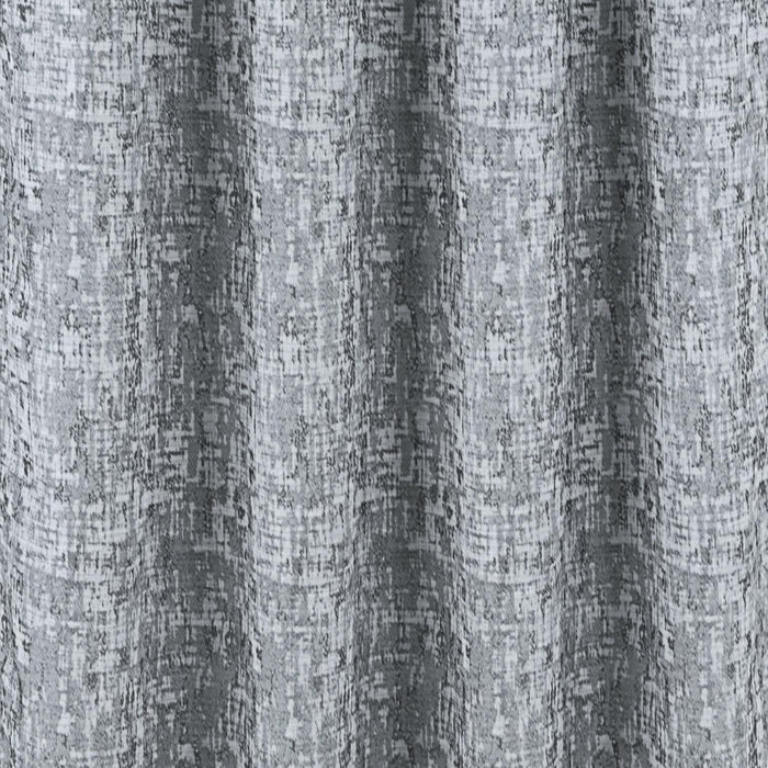 RT Designer Collection Cambridge Jacquard Luxurious Decorative Grommet Curtain Panel 54" x 90" Silver