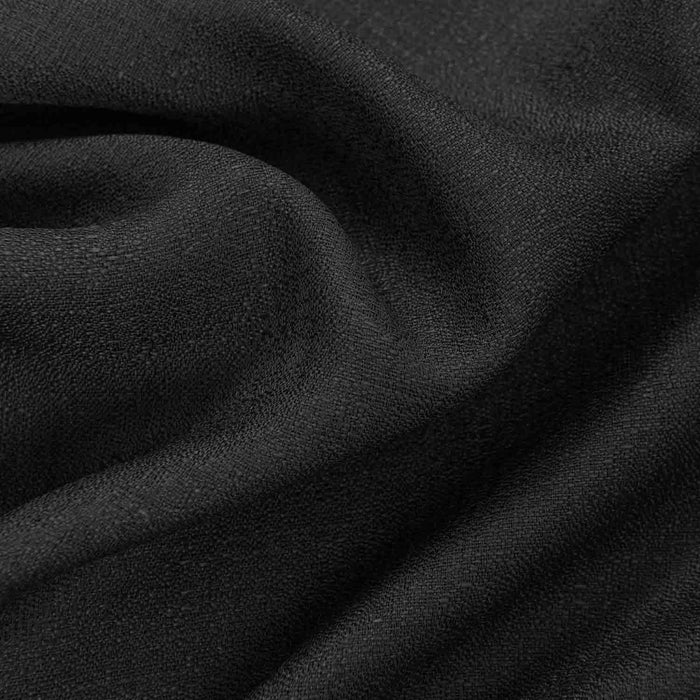 RT Designers Collection Cole Textured Grommet Room Darkening Curtain Panel Black