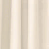 RT Designers Collection Cole Textured Grommet Room Darkening Curtain Panel Ivory