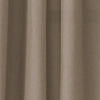 RT Designers Collection Cole Textured Grommet Room Darkening Curtain Panel Taupe