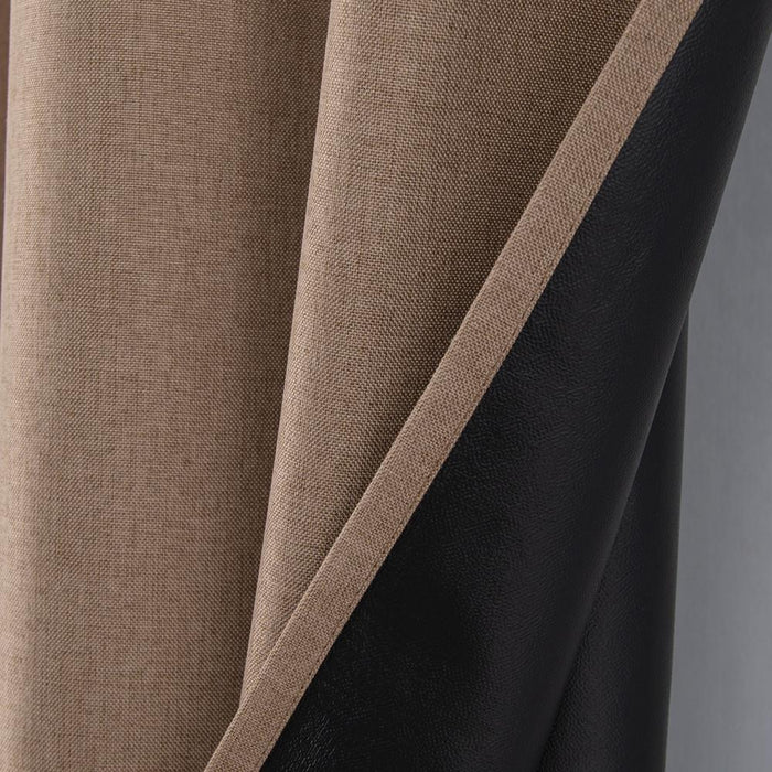 RT Designers Collection Cabana 100% Blackout Grommet Curtain Panel 54" x 90" Taupe