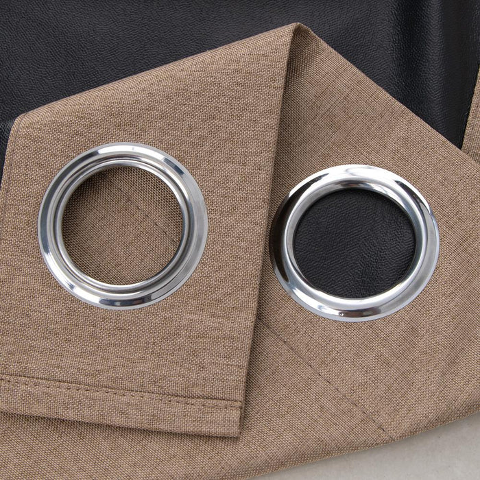 RT Designers Collection Cabana 100% Blackout Grommet Curtain Panel 54" x 90" Taupe