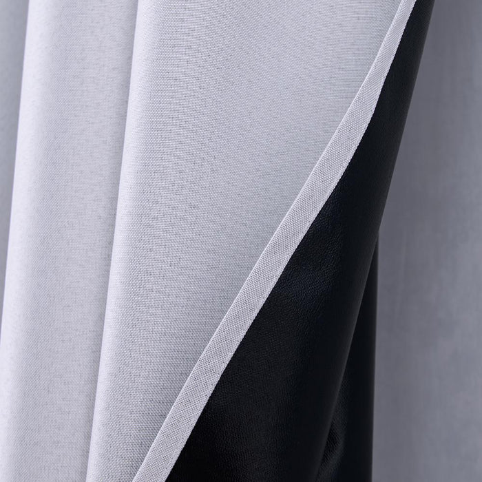 RT Designers Collection Cabana 100% Blackout Grommet Curtain Panel 54" x 90" White