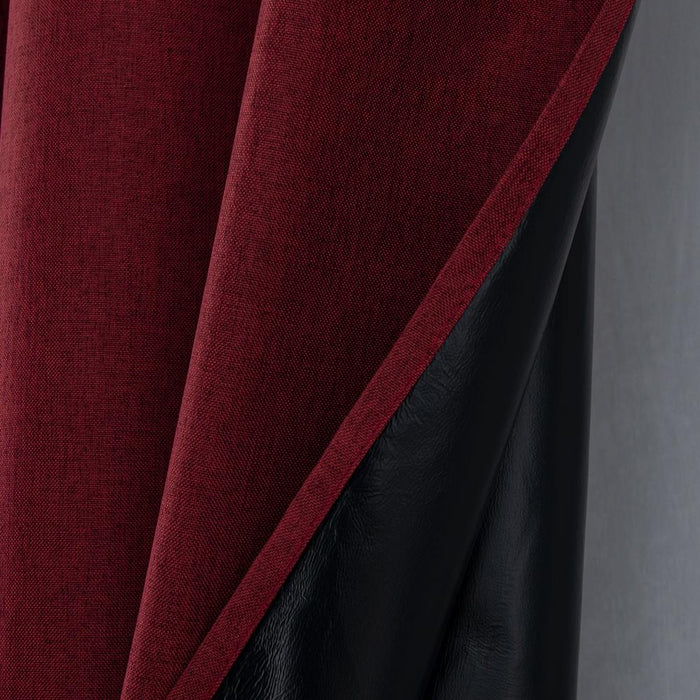 RT Designers Collection Cabana Two Pack Premium Grommet Curtain Panel 54" x 84" Burgundy