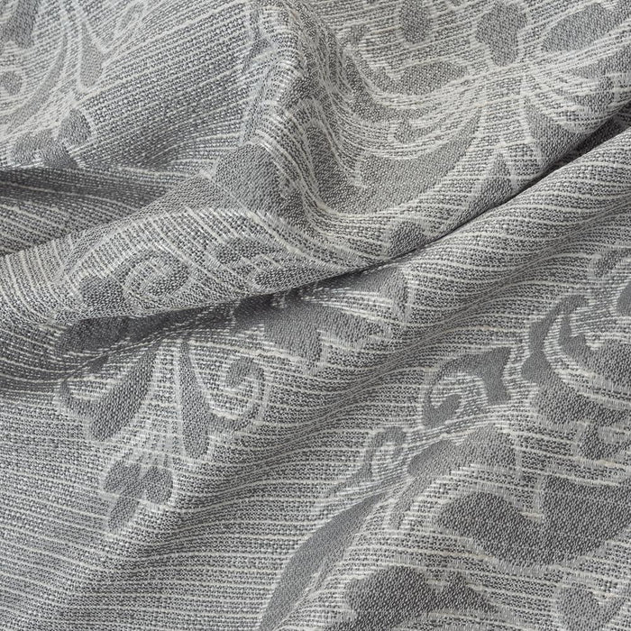 RT Designers Collection Dorian Jacquard Grommet Blackout Window Curtain Panel 54" x 84" Silver