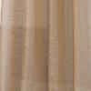 RT Designers Collection Dexter Linen Texture Grommet Light Filtering Window Curtain Panel Taupe