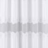 RT Designers Collection Donna Macrame Construction 3" Rod Pocket Curtain Panel White