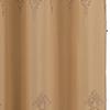 RT Designers Collection Debbie Macrame Construction 3" Rod Pocket Curtain Panel Gold/Gold