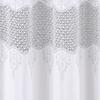 RT Designers Collection Debbie Macrame Construction 3" Rod Pocket Curtain Panel White