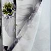 RT Designers Collection Eden Printed Blackout Grommet Window Curtain Panel 54" x 84" Silver