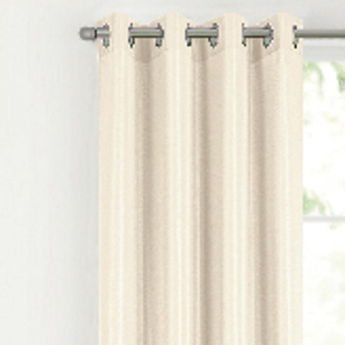RT Designer Collection Gibson Luxurious Decorative Grommet Curtain Panel 54" x 90" Beige