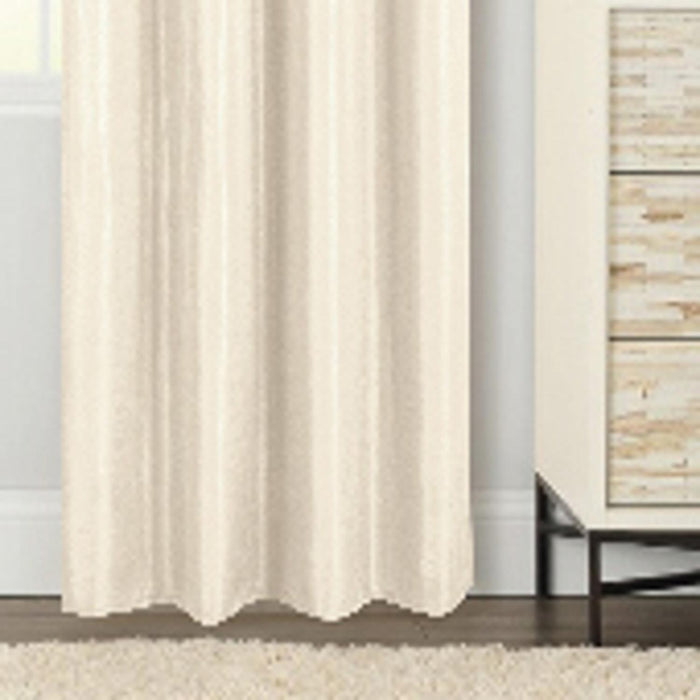 RT Designer Collection Gibson Luxurious Decorative Grommet Curtain Panel 54" x 90" Beige