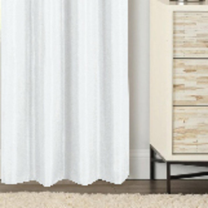 RT Designer Collection Gibson Luxurious Decorative Grommet Curtain Panel 54" x 90" White