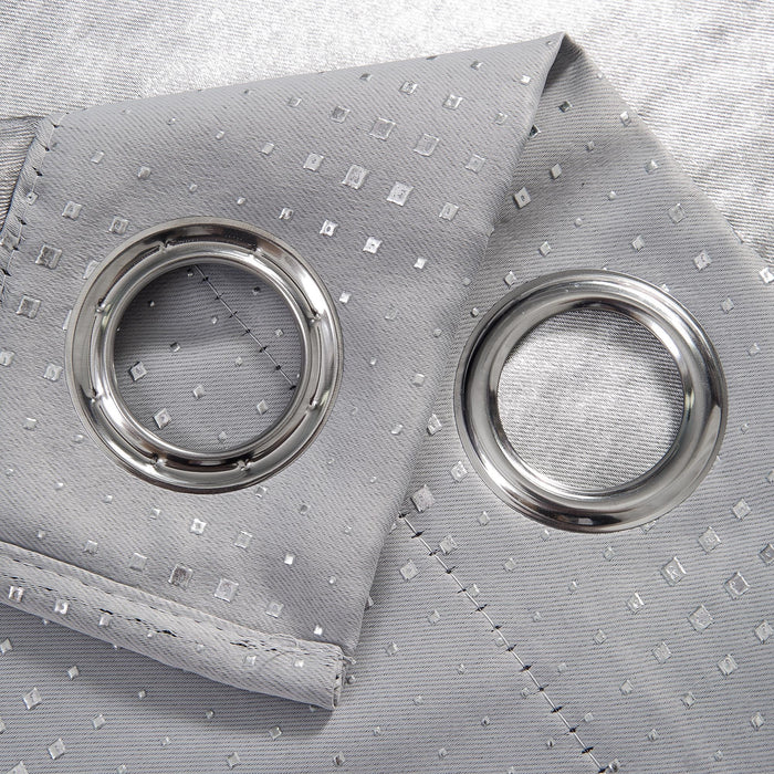 RT Designers Collection Gatsby Rubber Blackout Grommet Panel Grey