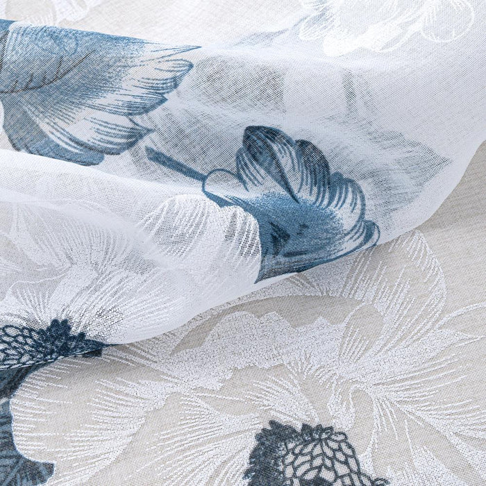 RT Designers Collection Jillian Rubber Doily Grommet Light Filtering Window Curtains for Bedroom 54" x 95"