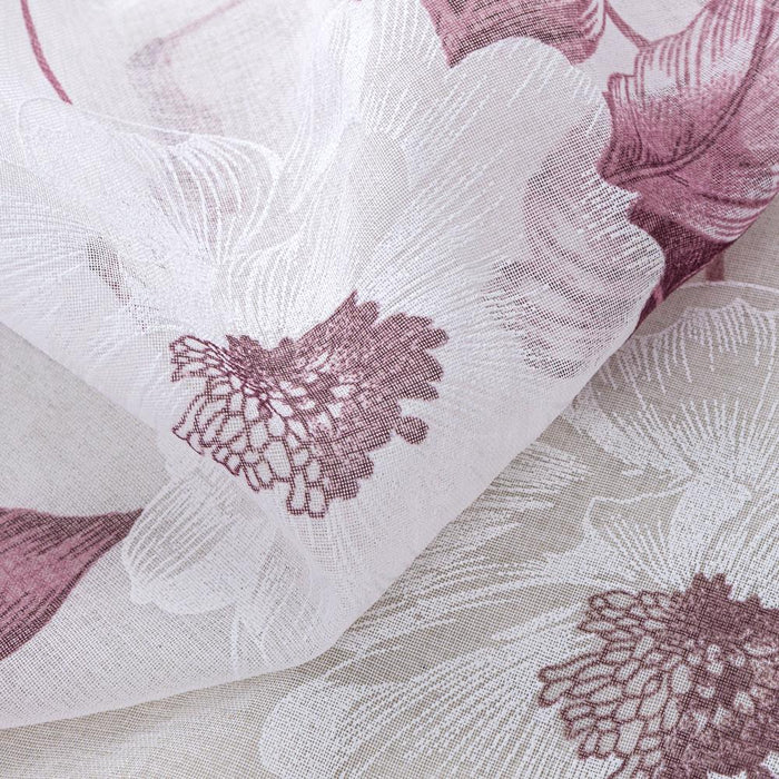 RT Designers Collection Jillian Rubber Doily Grommet Light Filtering Window Curtains for Bedroom 54" x 95"