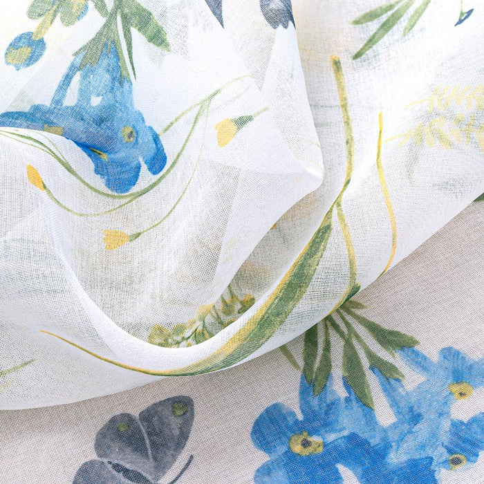RT Designers Collection Kelce Doily Grommet Light Filtering Window Curtains for Bedroom 54" x 90"