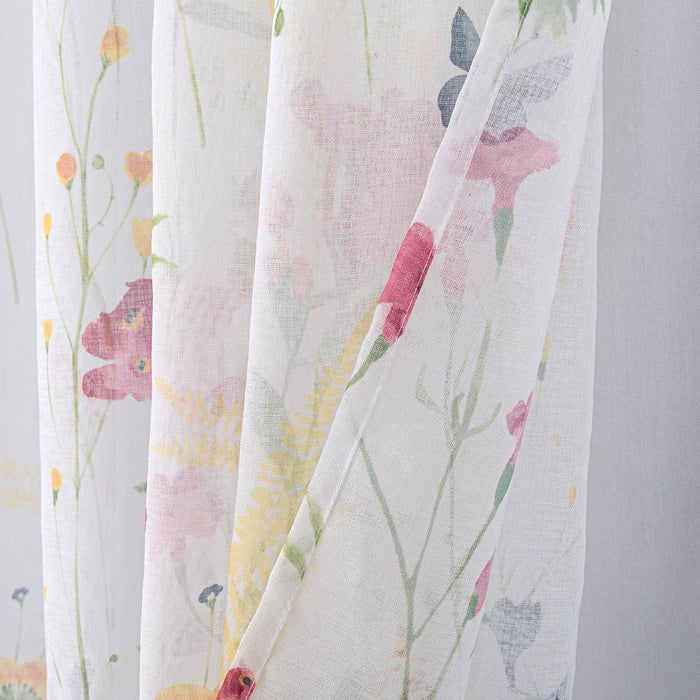 RT Designers Collection Kelce Doily Grommet Light Filtering Window Curtains for Bedroom 54" x 90"
