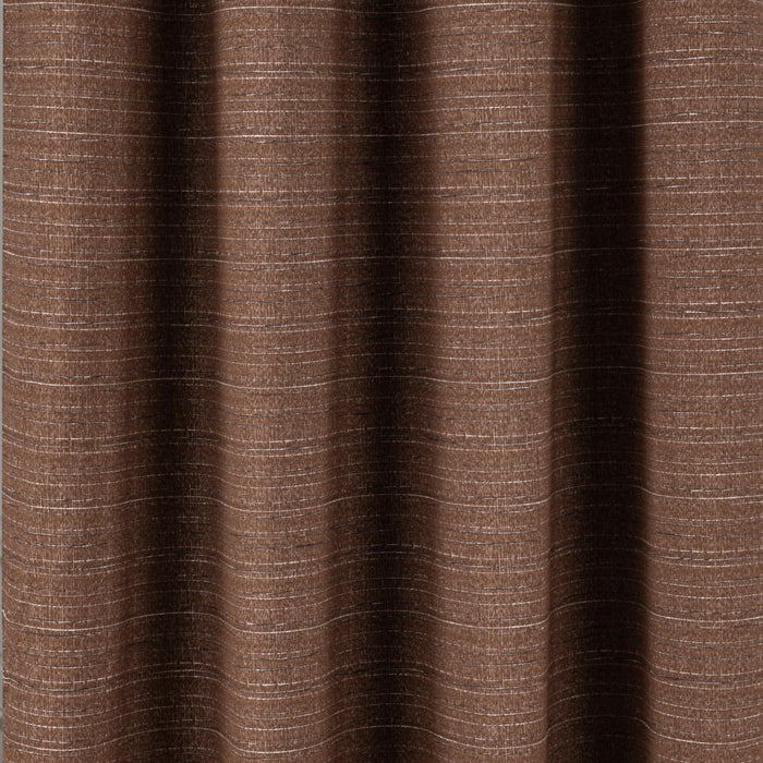 RT Designer Collection Kensington Jacquard Foam Backed Luxurious Decorative Grommet Curtain Panel Coffee