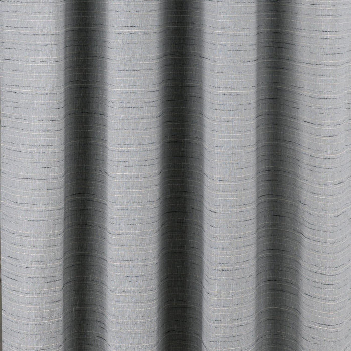 RT Designer Collection Kensington Jacquard Foam Backed Luxurious Decorative Grommet Curtain Panel Grey