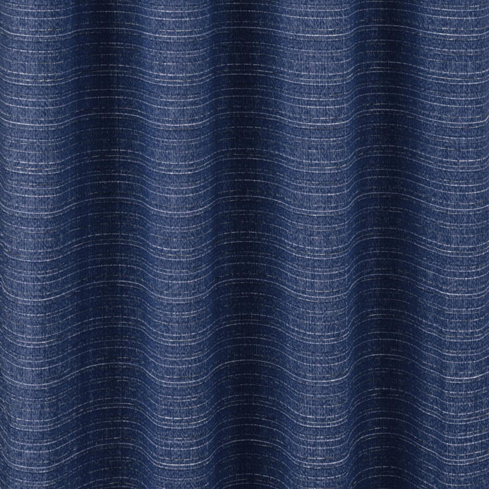 RT Designer Collection Kensington Jacquard Foam Backed Luxurious Decorative Grommet Curtain Panel Navy