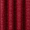 RT Designer Collection Kensington Jacquard Foam Backed Luxurious Decorative Grommet Curtain Panel Red