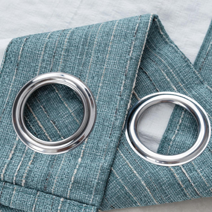 RT Designer Collection Kensington Jacquard Foam Backed Luxurious Decorative Grommet Curtain Panel Wedge