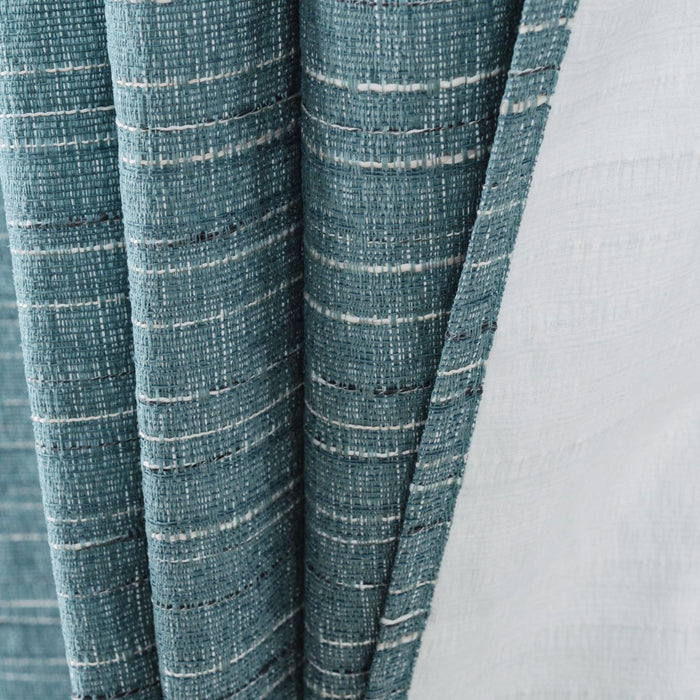 RT Designer Collection Kensington Jacquard Foam Backed Luxurious Decorative Grommet Curtain Panel Wedge