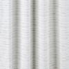 RT Designer Collection Kensington Jacquard Foam Backed Luxurious Decorative Grommet Curtain Panel White