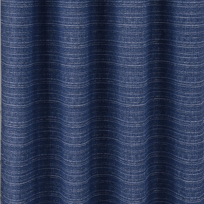 RT Designer Collection Kensington Jacquard Foam Backed Luxurious Decorative Grommet Curtain Panel Navy