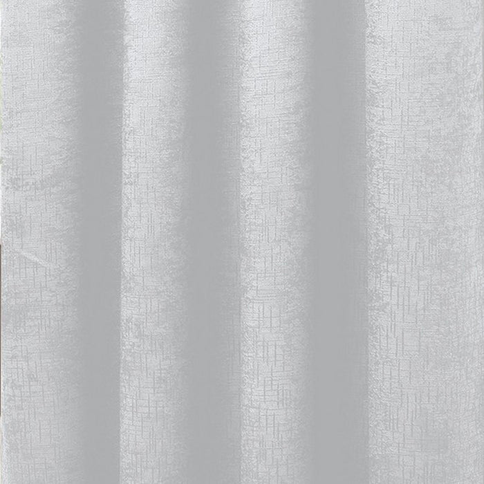 Olivia Gray Lynx Matte Embossed Blackout Grommet Panel - Silver