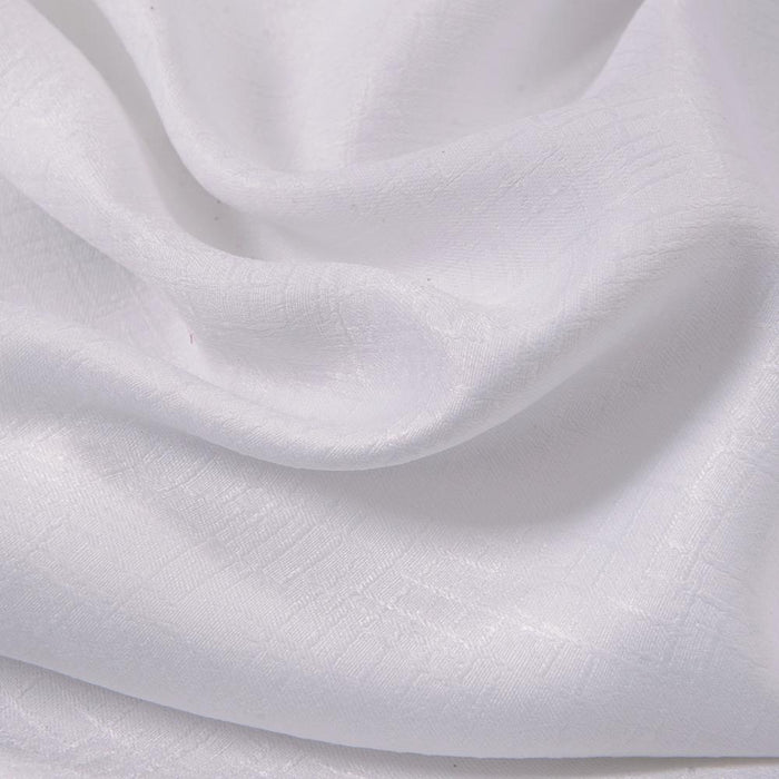Olivia Gray Lynx Matte Embossed Blackout Grommet Panel - White