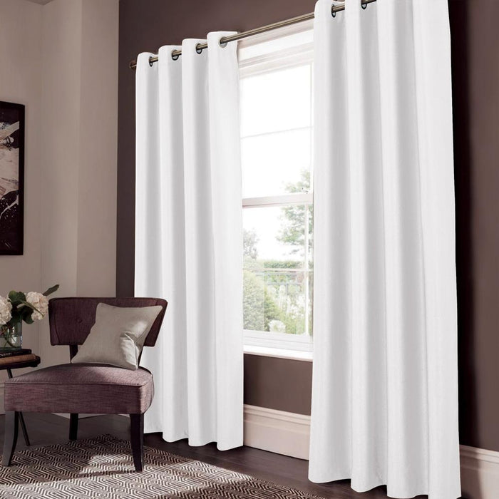 Olivia Gray Lydia Matte Embossed One Blackout Panel - White