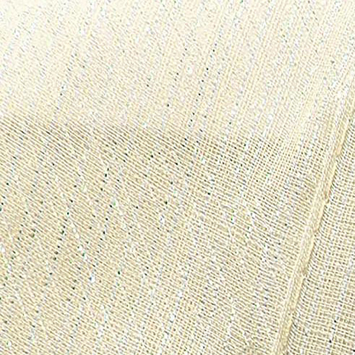 Lonnie 2-Piece Grommet Sheer Window Curtain Panel Beige by Rt Designers Collection