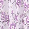 RT Designers Collection Meadow Grommet Metallic Sheer Printed Doily Curtain Panel Lilac