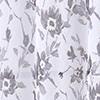 RT Designers Collection Meadow Grommet Metallic Sheer Printed Doily Curtain Panel Grey