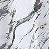 RT Designers Collection Marble Grommet Metallic Sheer Printed Doily Curtain Panel Black