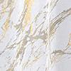 RT Designers Collection Marble Grommet Metallic Sheer Printed Doily Curtain Panel Taupe