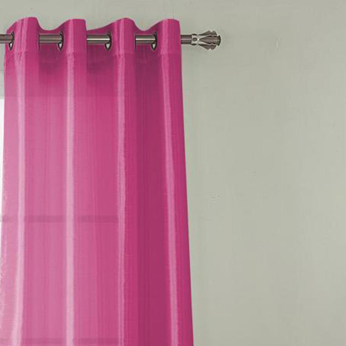 RT Designers Collection Nancy Faux Silk Grommet Curtain Panel 54" x 84"