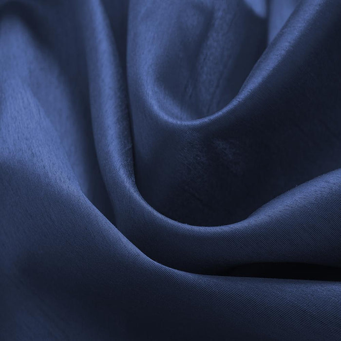 RT Designers Collection Nikki Premium Rod Pocket Curtain Panel Navy