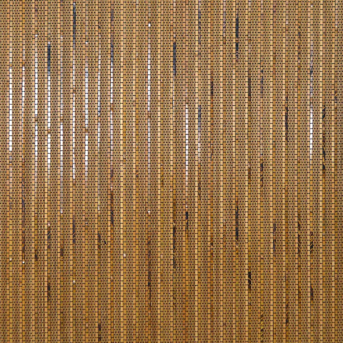 Versailles Bamboo Wood Blackout Energy Efficient Privacy Curtain Panel for Windows 38" x 68" Honey