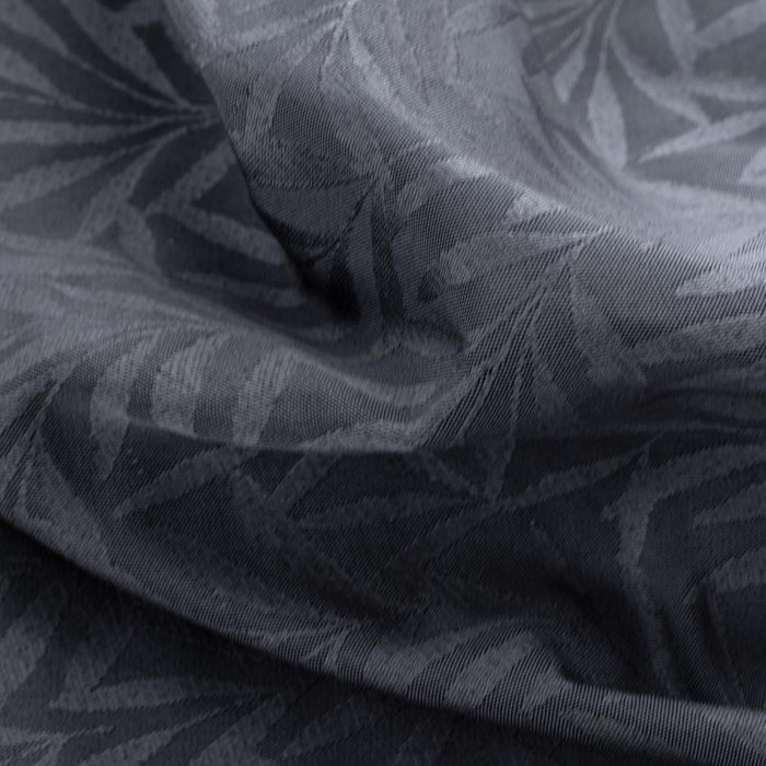 RT Designer Collection Florence Jacquard Luxurious Decorative Grommet 2 Pack Curtain Panel 36" x 84" Grey