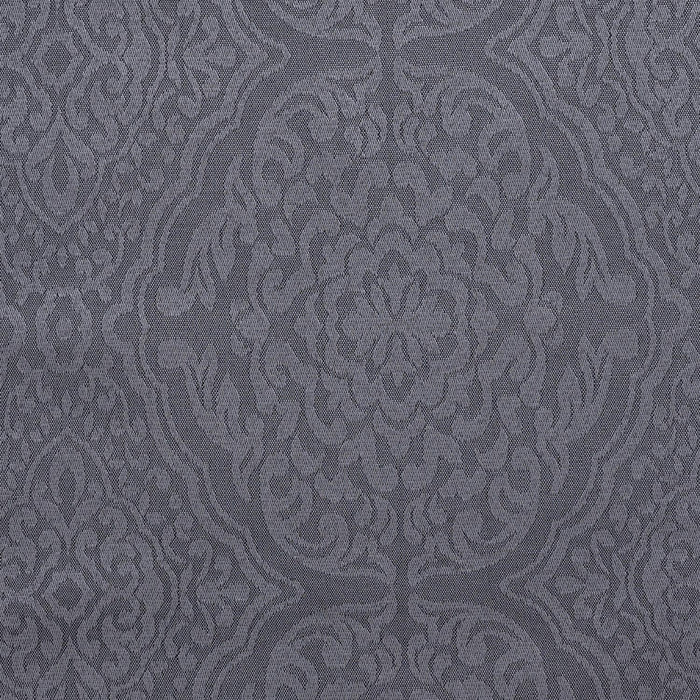 RT Designer Collection Percy Jacquard Luxurious Decorative Grommet 2 Pack Curtain Panel  36" x 84" Grey