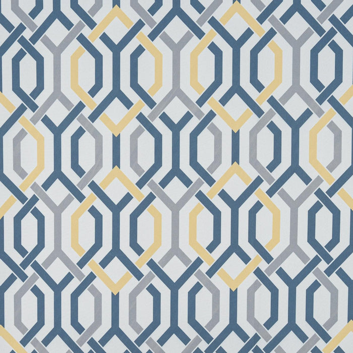 RT Designer Collection Rory Printed 2 Pack Blackout Luxurious Decorative Grommet Curtain Panel 36" x 84" Yellow