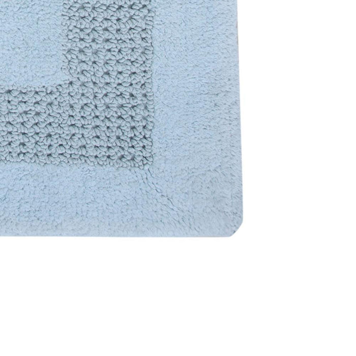 Skid Resistant Functional Bath Rug 21" x 34" Light Blue by Perthshire Platinum Collection