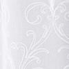 RT Designers Collection Kimberly Embroidery Doily Grommet Sheer Curtain Panel Pair White